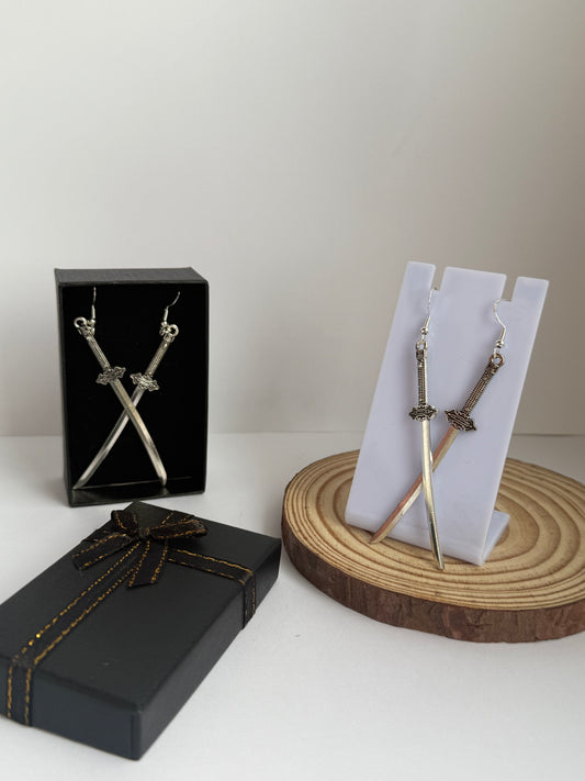 Samurai Sword Earrings