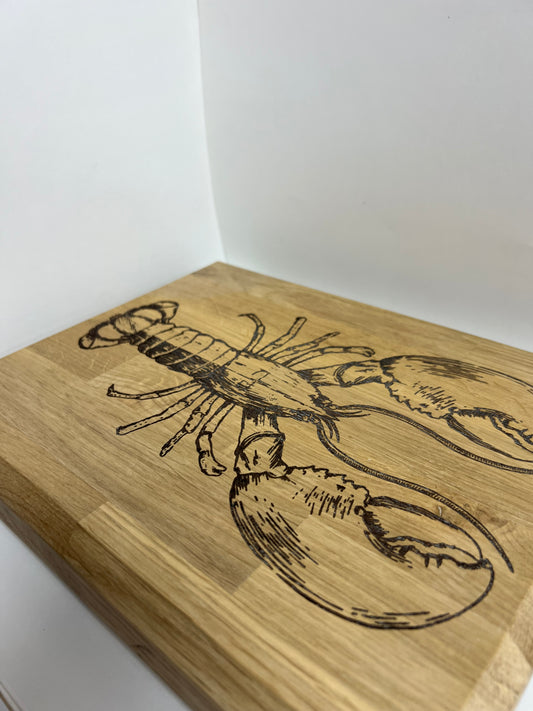 Oak Lobster Chopping Board