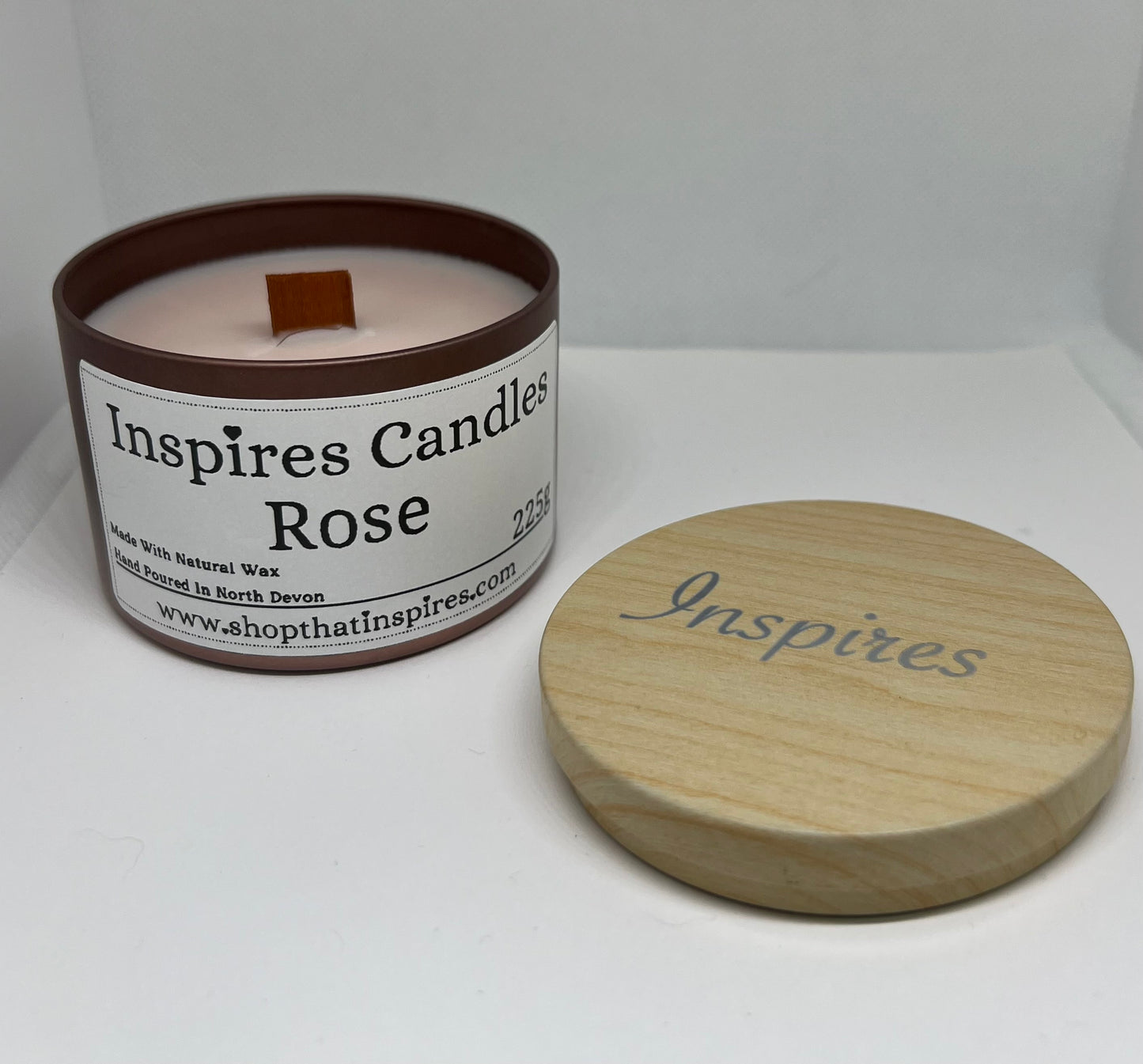 Inspires Big Tin Candle