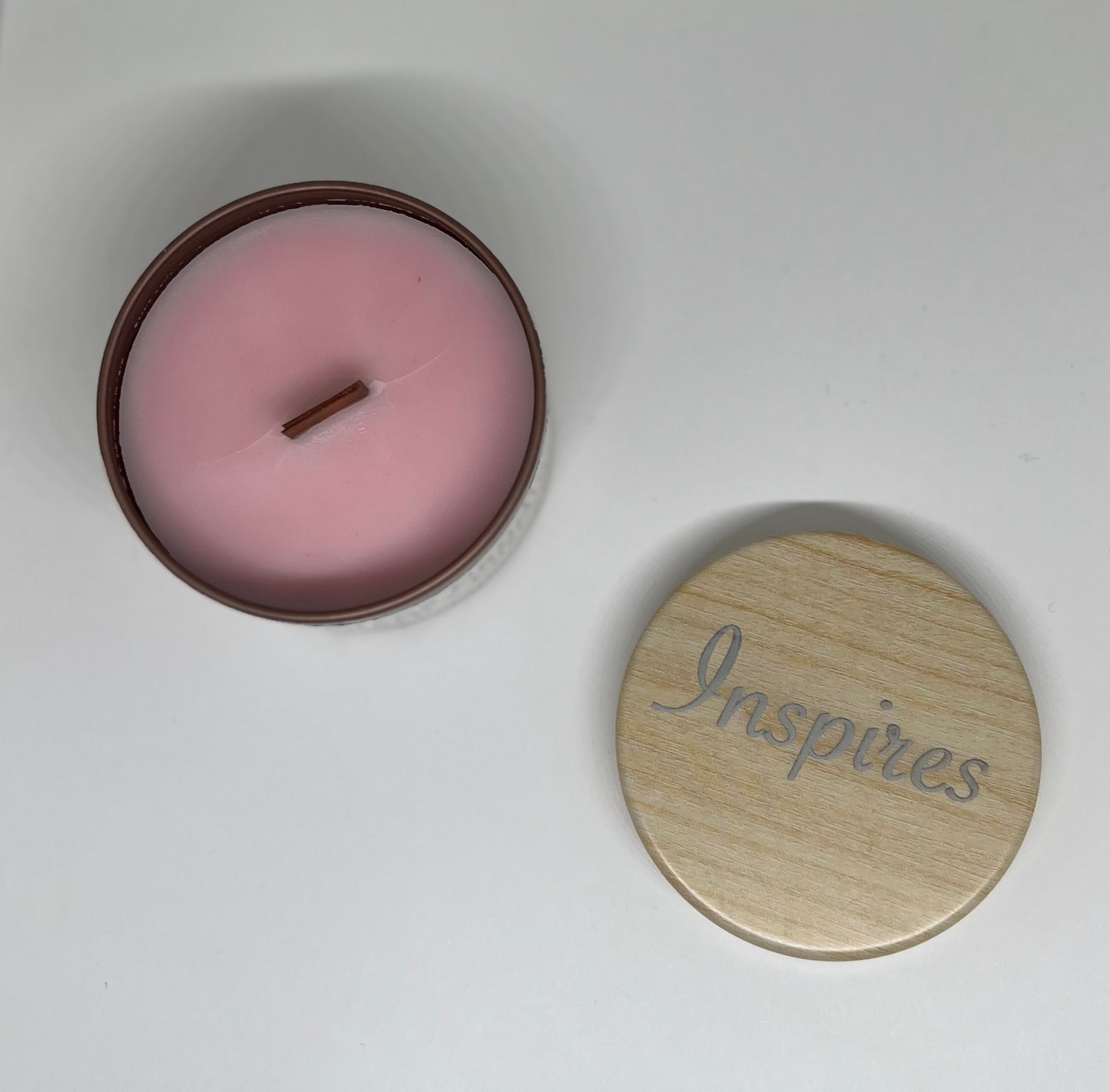 Inspires Small Tin Candle