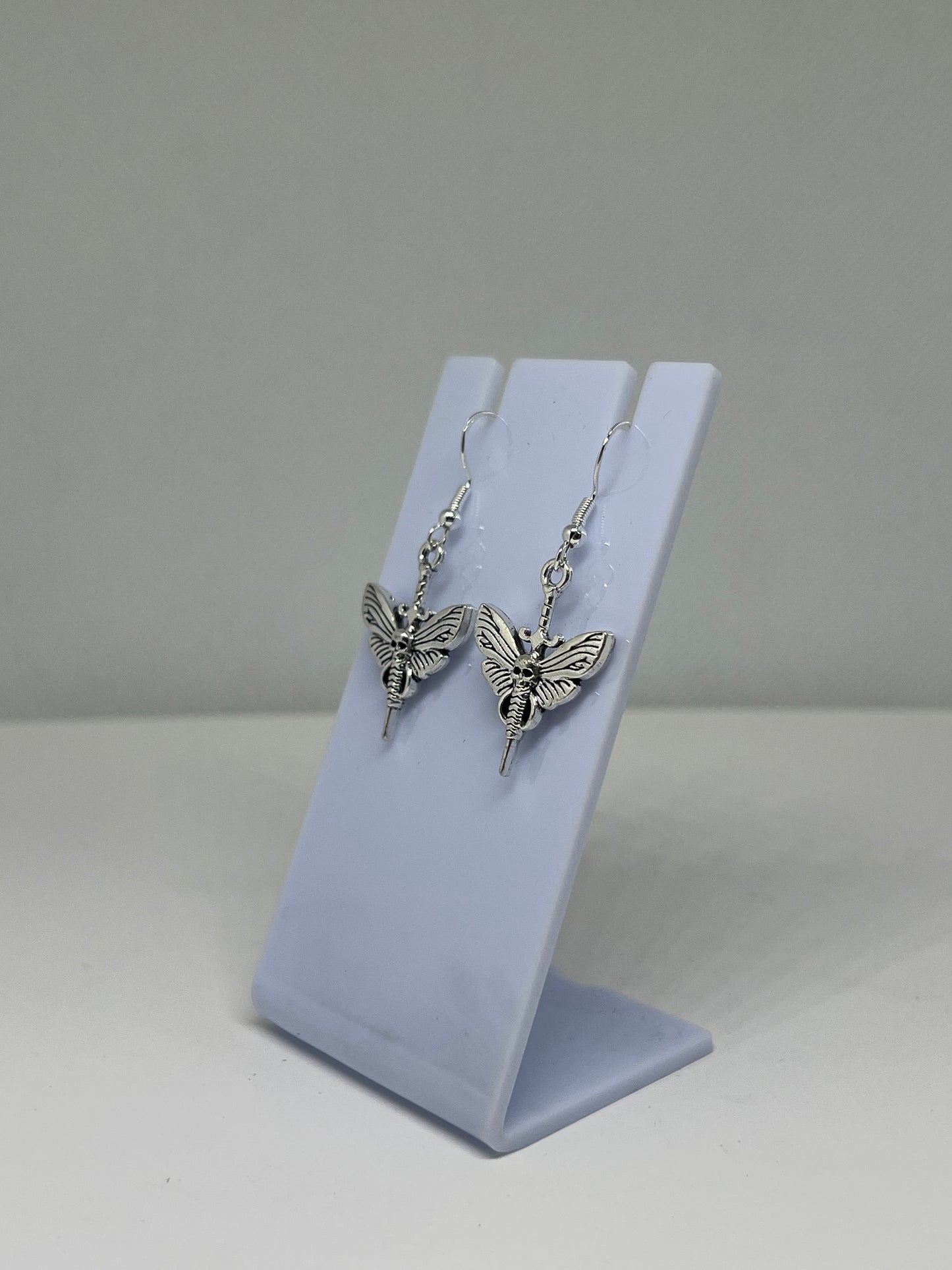 Skull + Wing Earrings