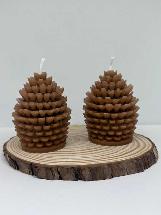 Pine Cone Candle