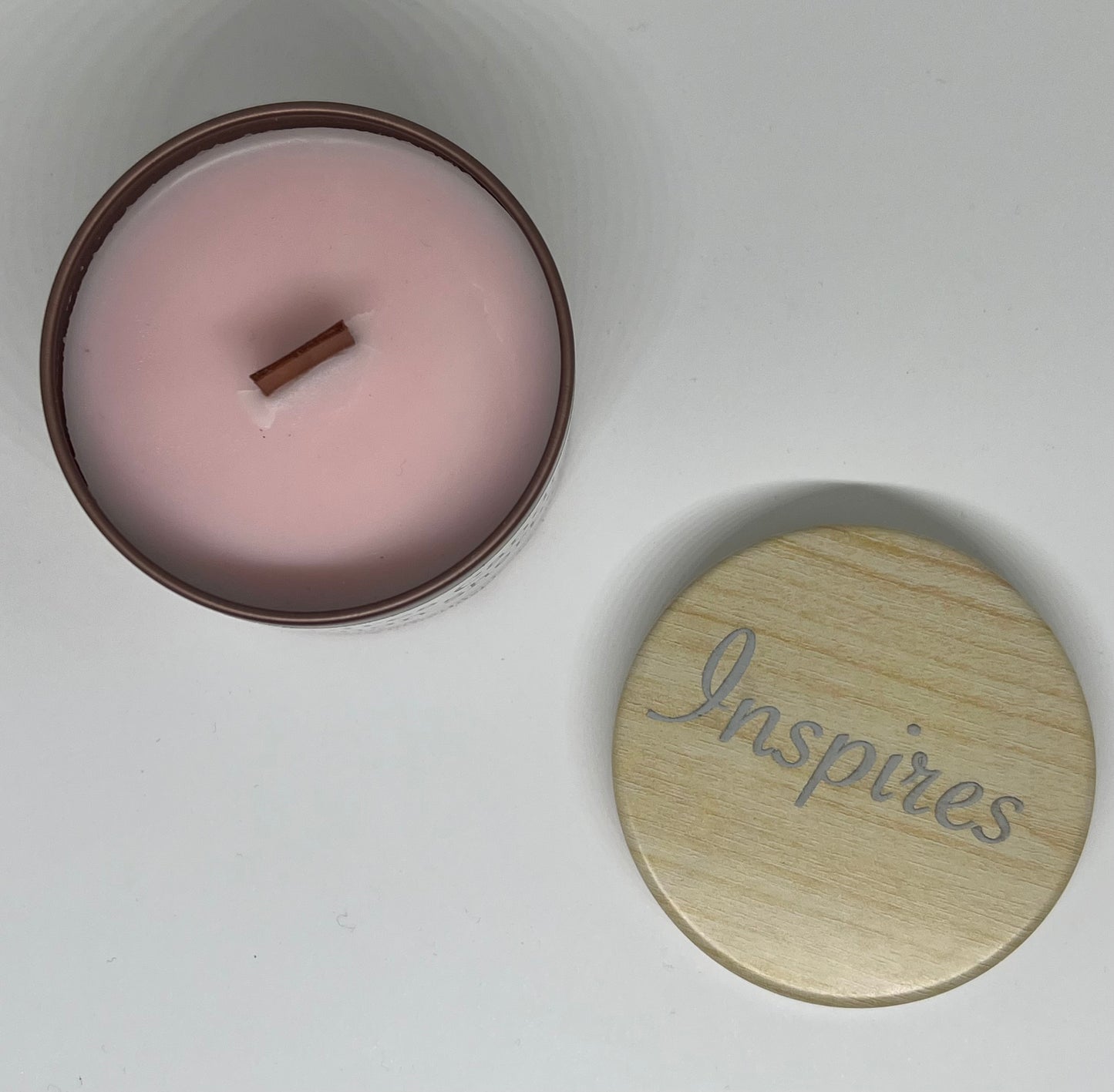 Inspires Small Tin Candle