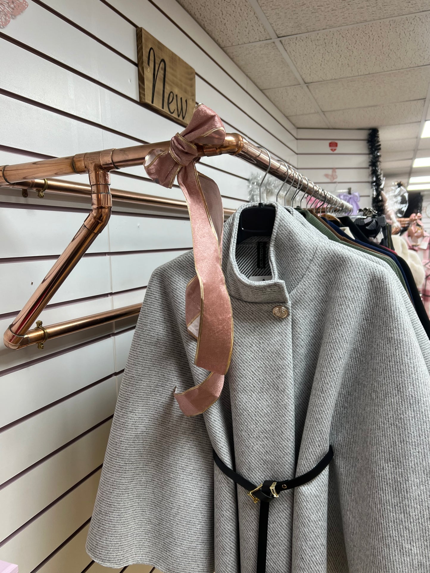 Copper Clothes Rail