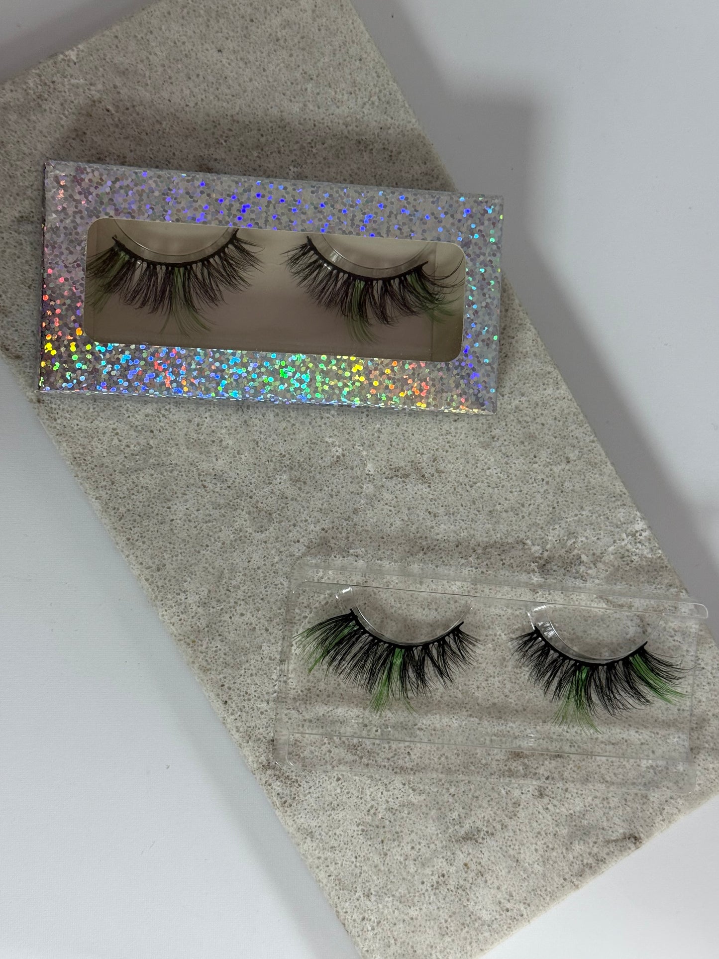 Coloured Eyelashes, Middle And End
