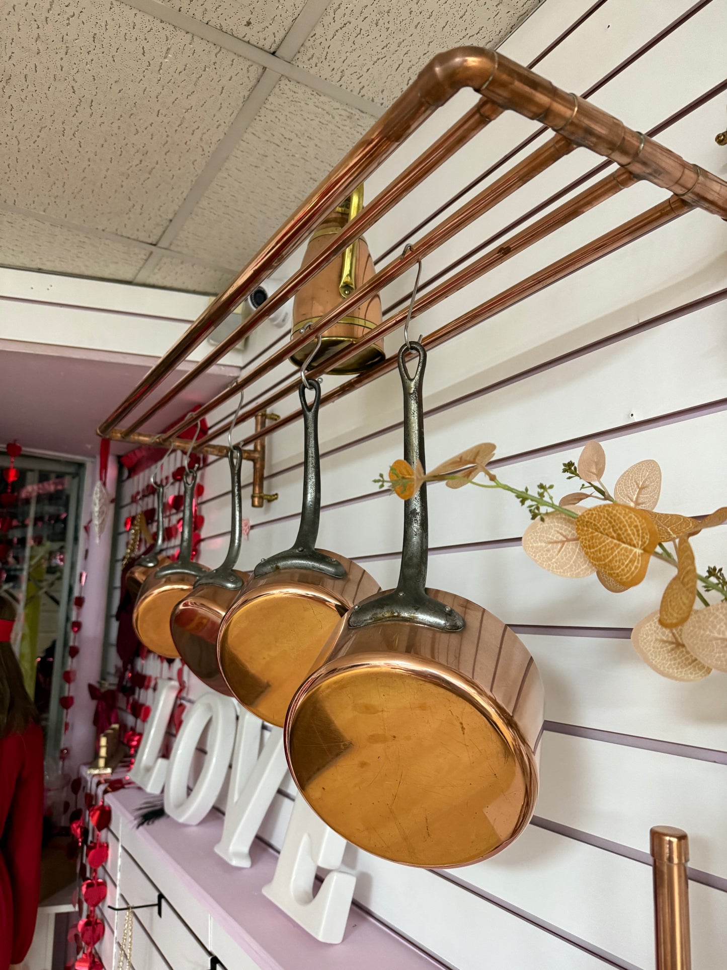 Copper Kitchen Rail