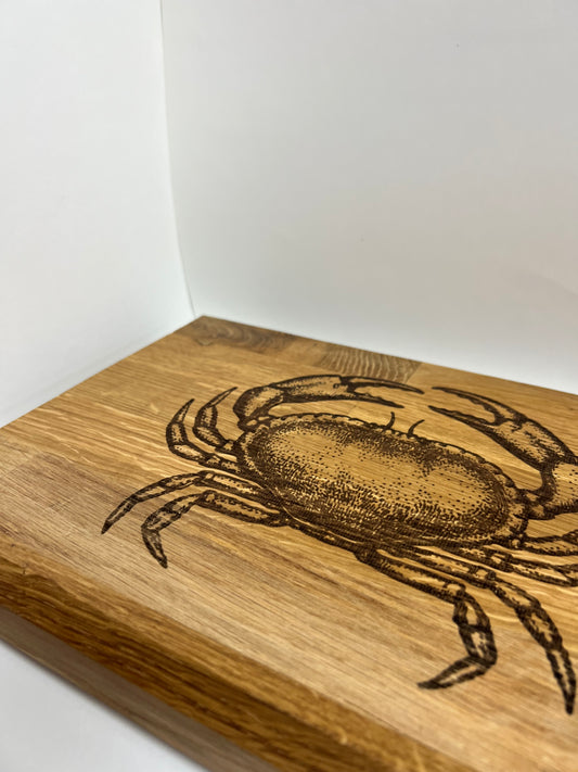 Oak Crab Chopping Board