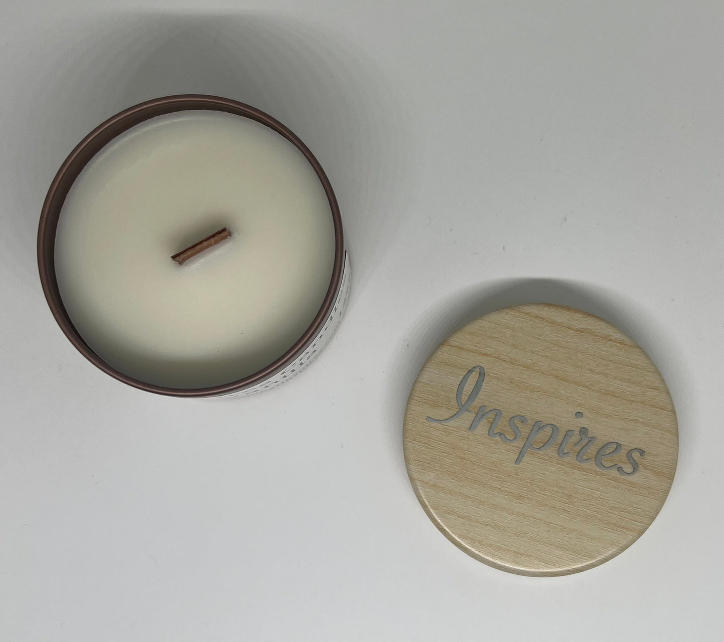 Inspires Small Tin Candle