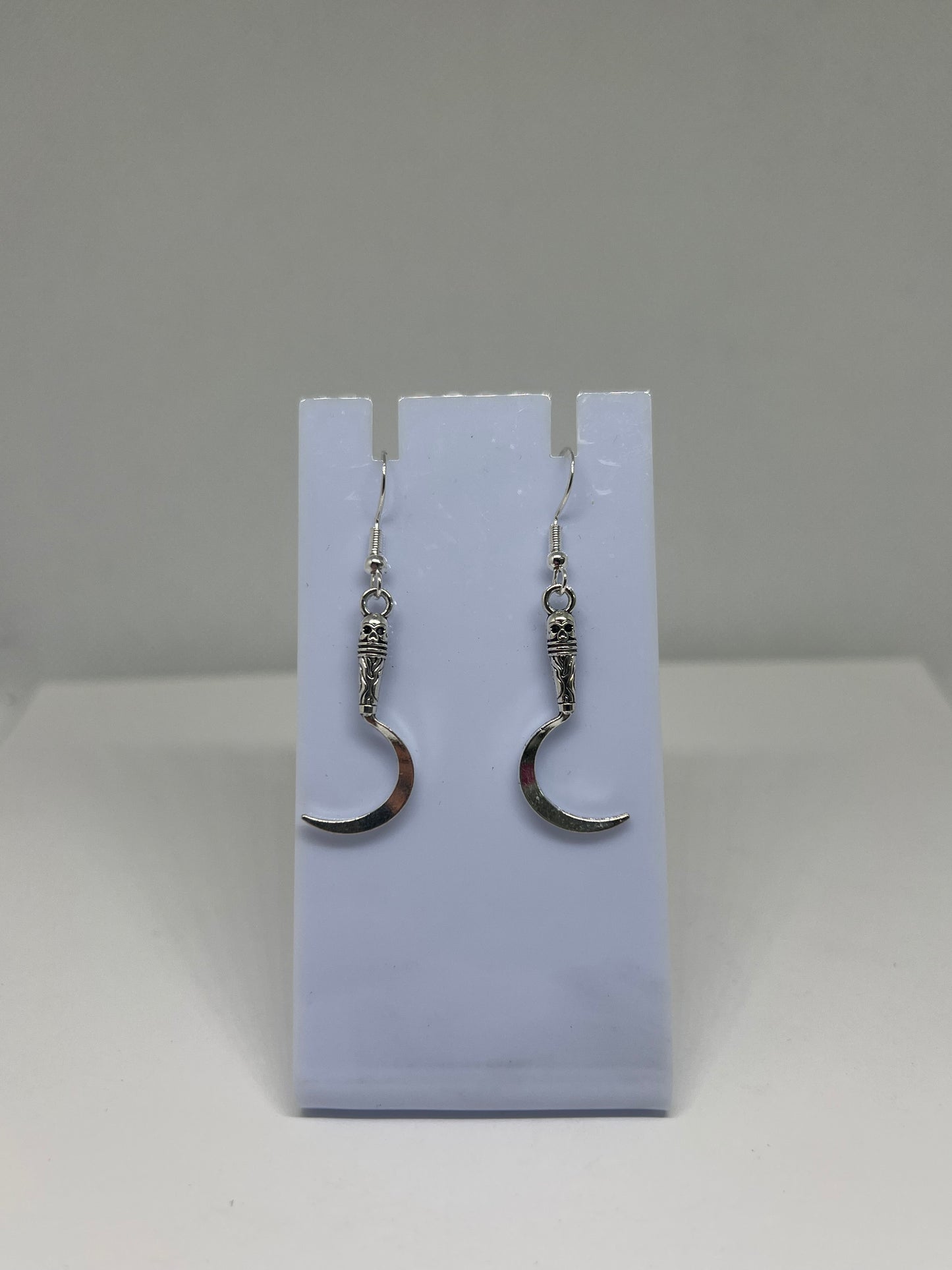 Sickle Knife Earrings And Necklace Set