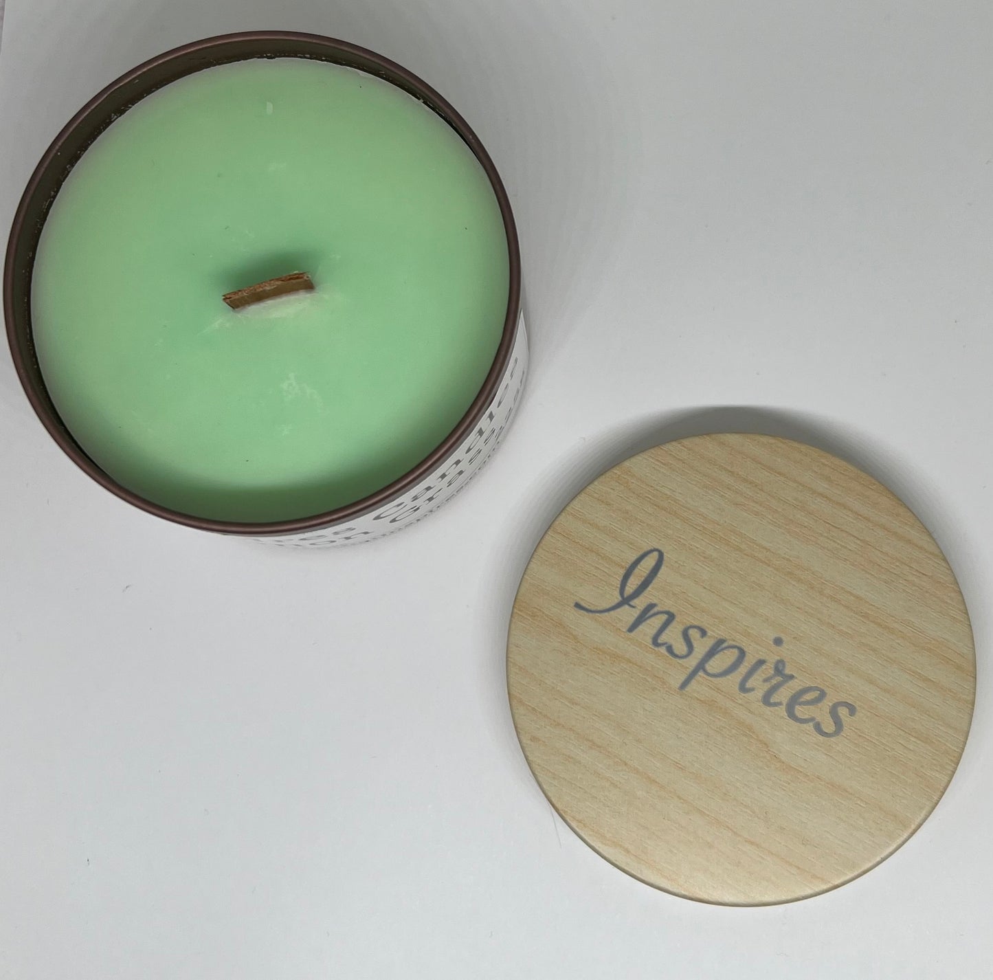 Inspires Big Tin Candle