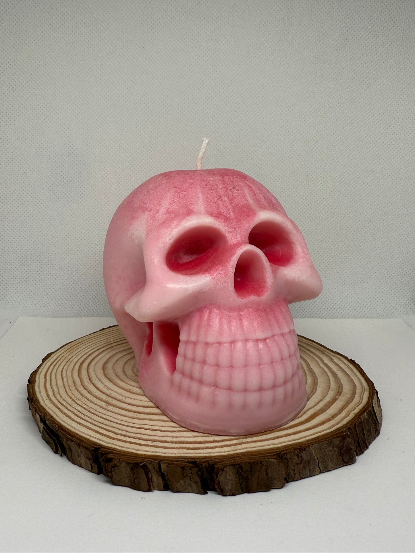 Large Skull Candle