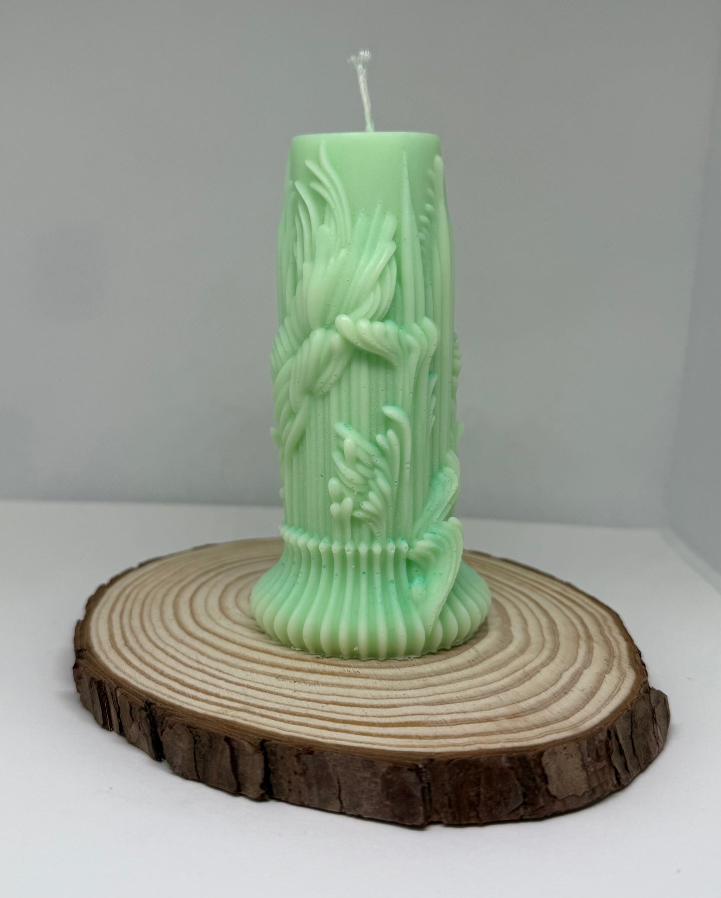 Tree Stump Candle