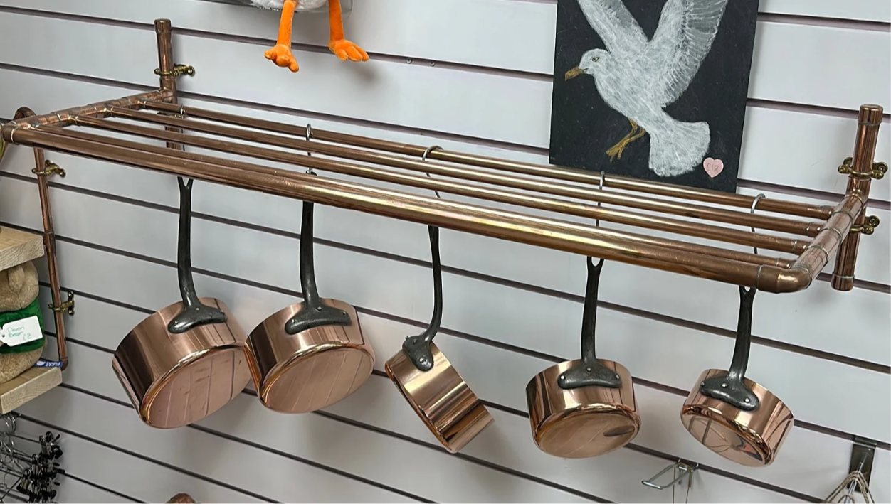 Copper Kitchen Rail