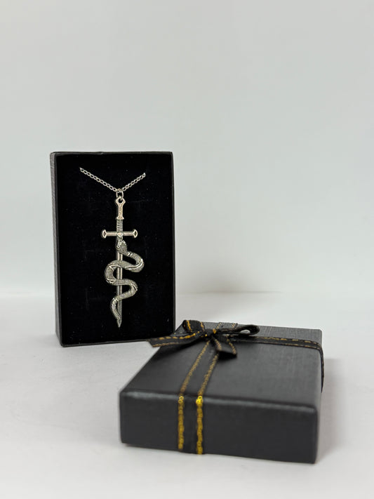 Snake In Sword Necklace #1