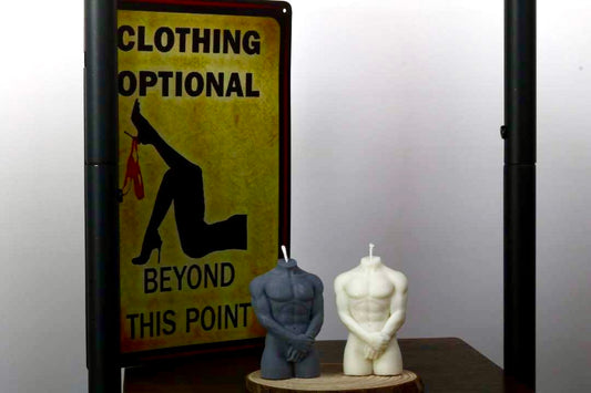 Mans Body Candle