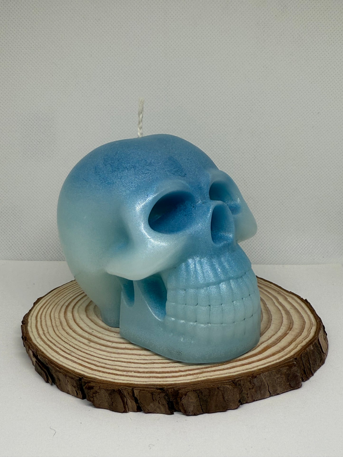 Large Skull Candle