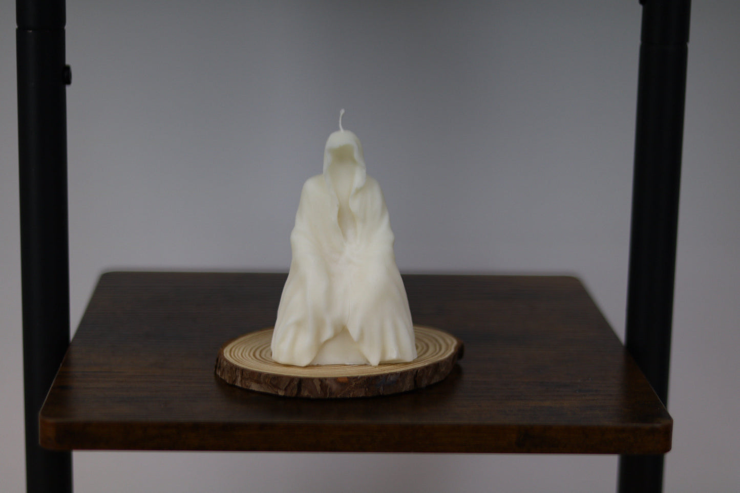 Ghost Hooded Clocked Man Candle