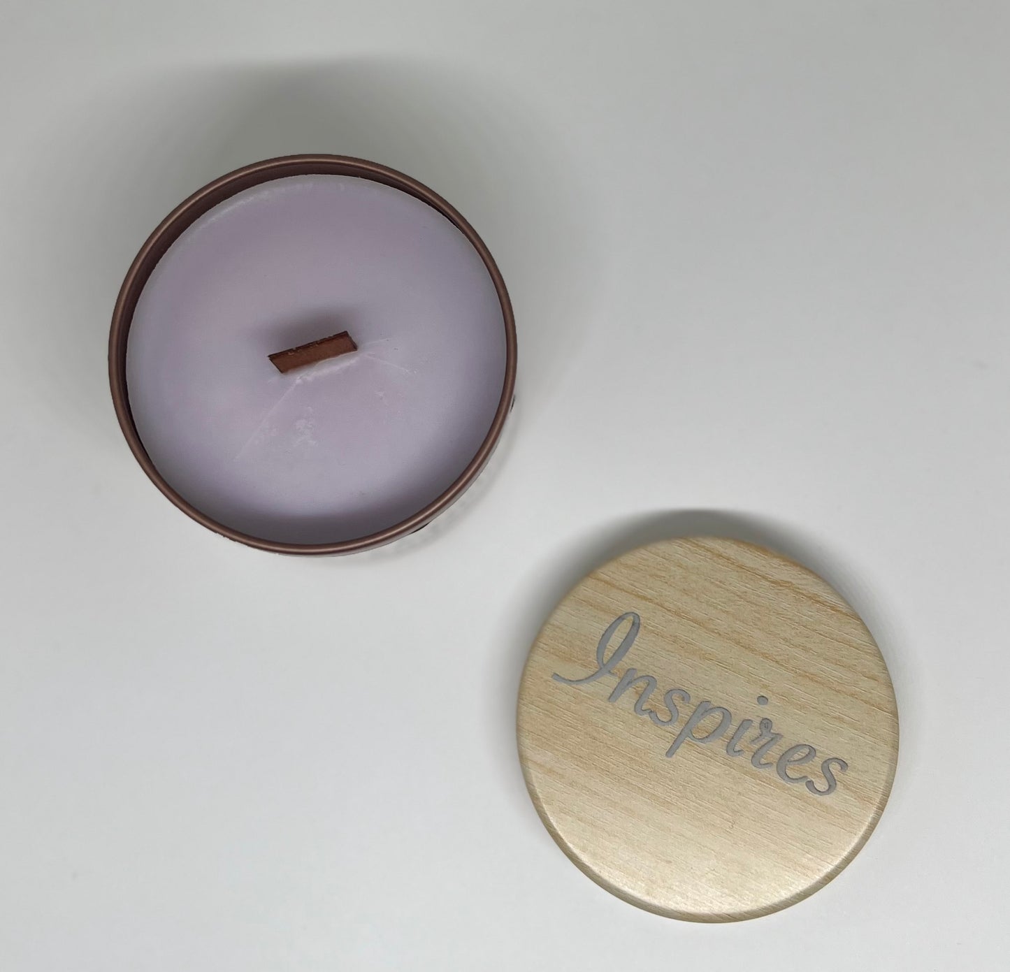 Inspires Small Tin Candle