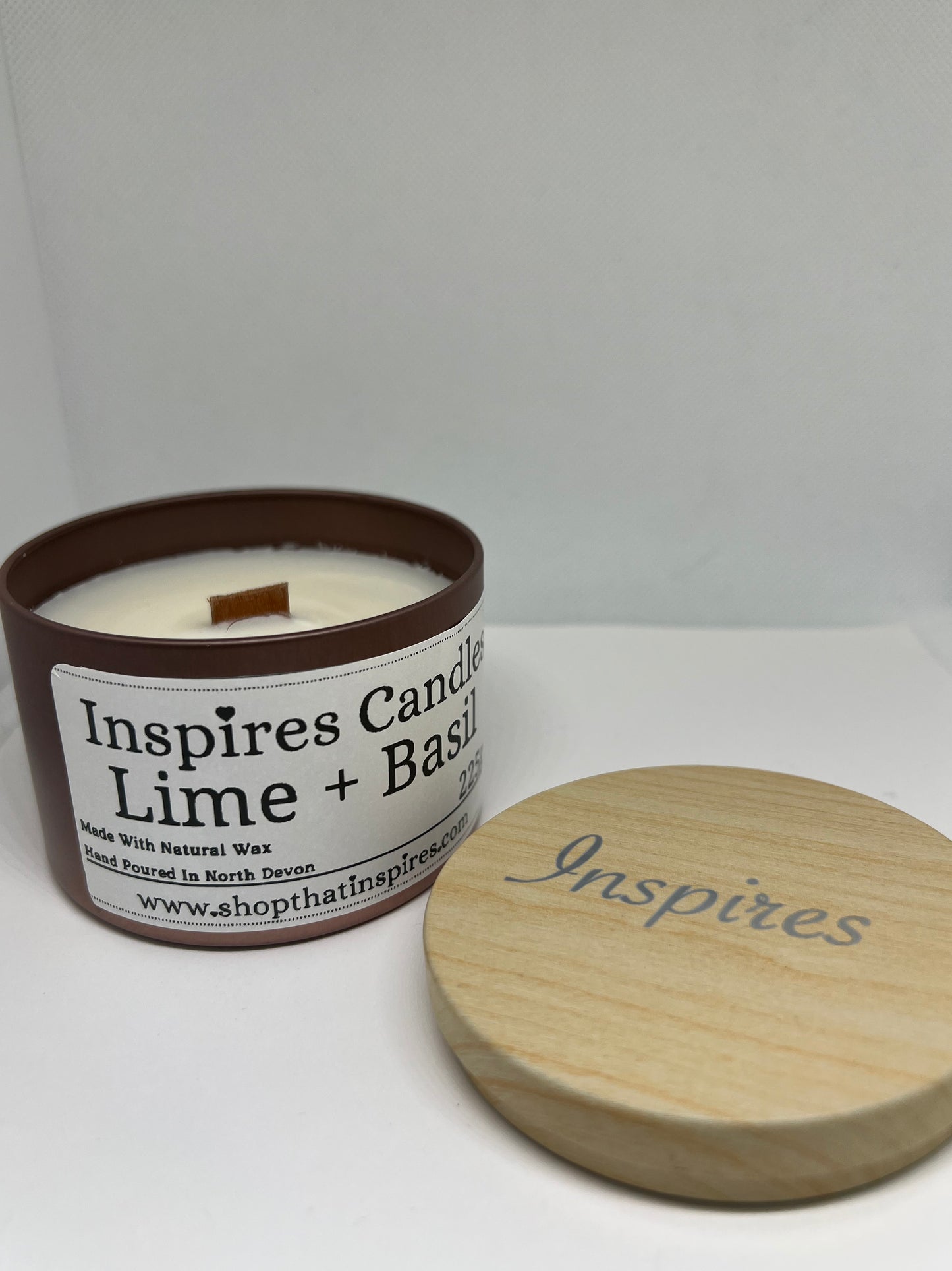 Inspires Big Tin Candle