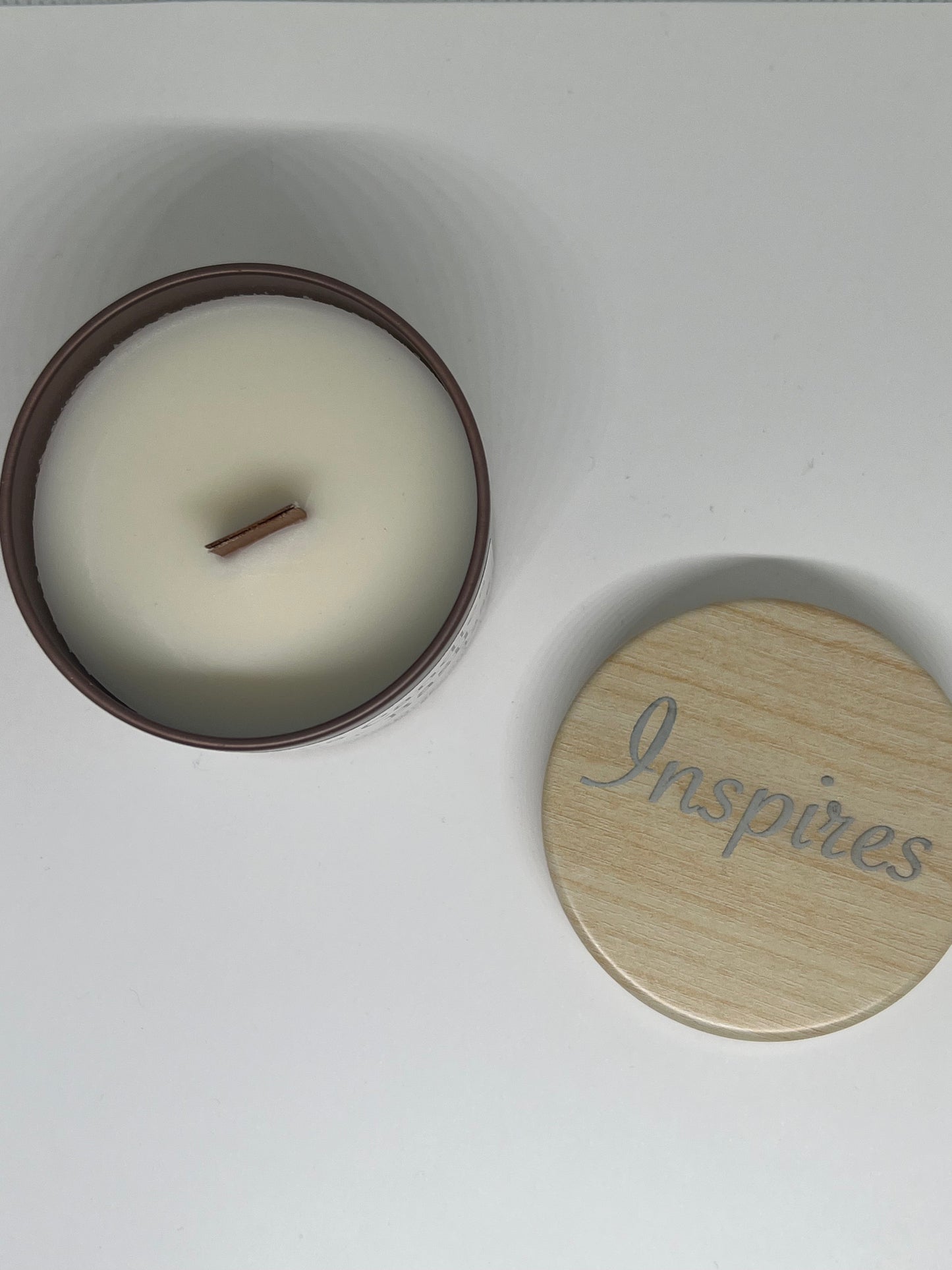Inspires Small Tin Candle