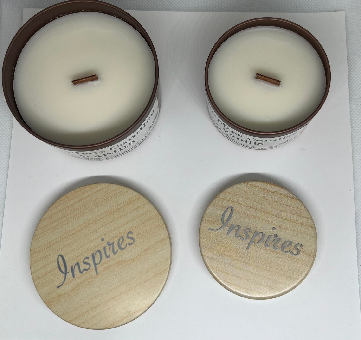 Inspires Tin Candles