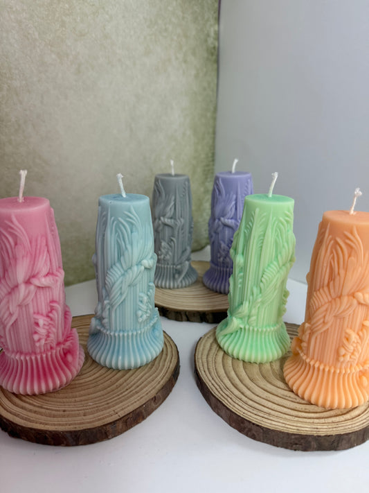 Tree Stump Candle