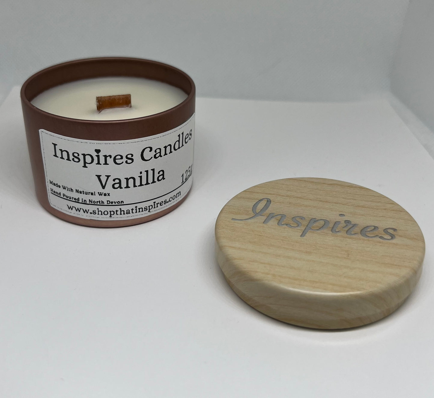 Inspires Small Tin Candle