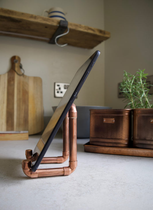 Handmade Copper iPad or Tablet Holder