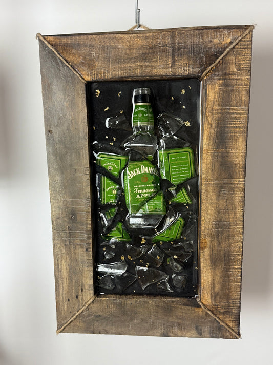 Jack Daniels Apple Resin Bottle Pictures