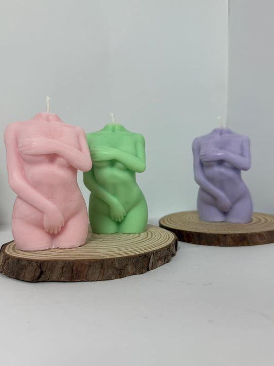 Woman's Body Candles
