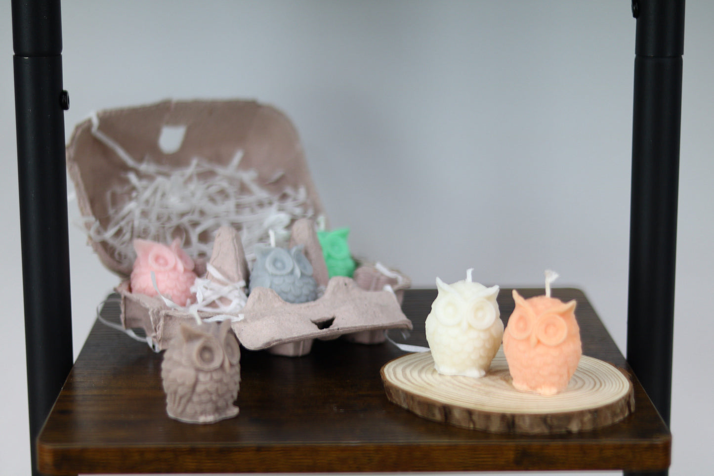 Owl Candles Gift Set