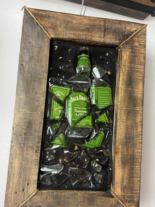 Jack Daniels Apple Resin Bottle Pictures
