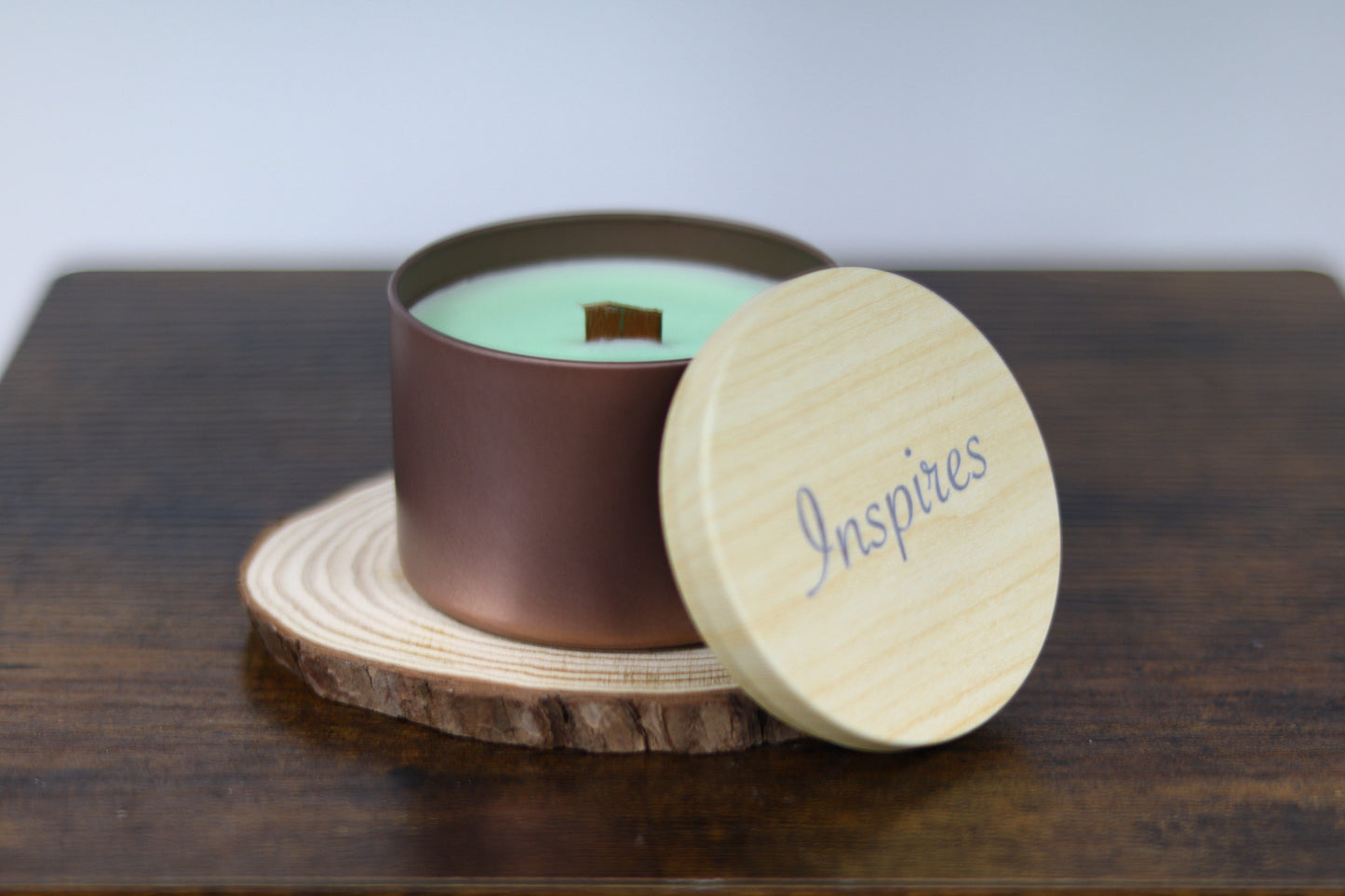 Inspires Tin Candle