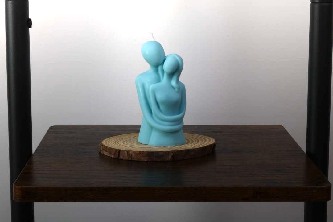 Couple Hugging Candle