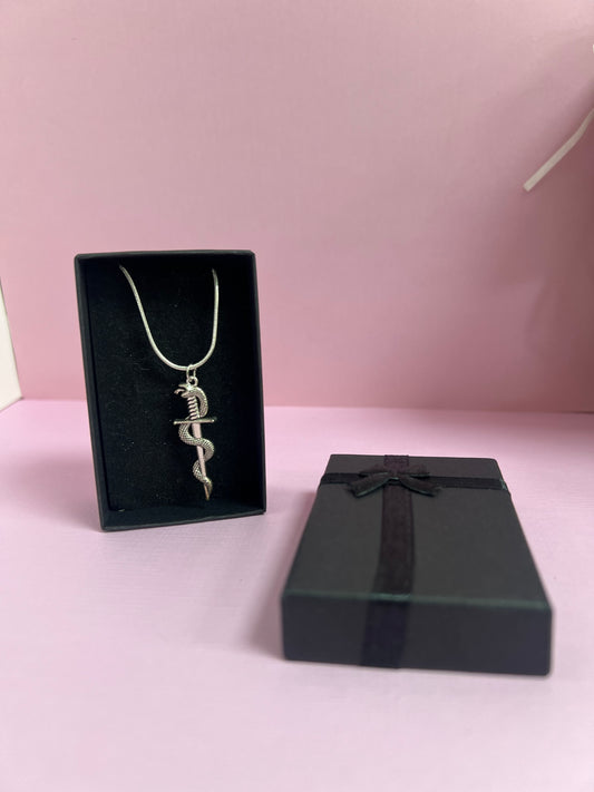 Snake In Sword Necklace #2
