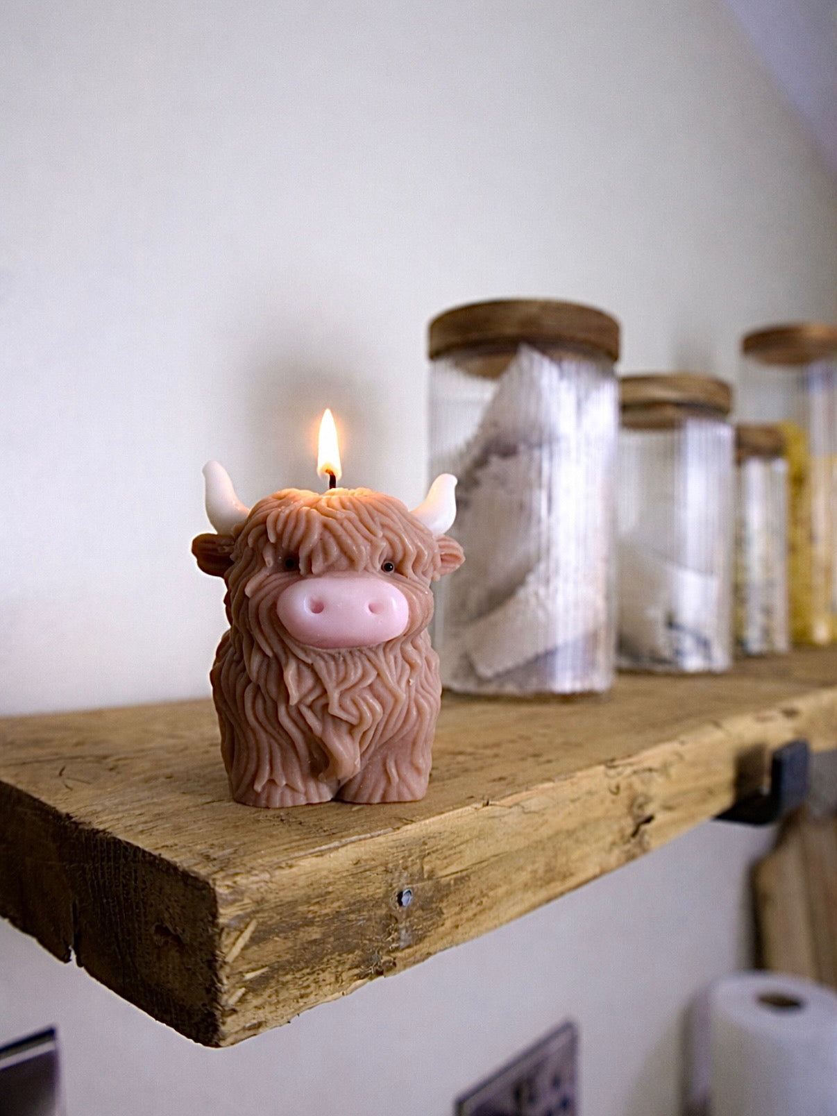 Highland Cow Candle