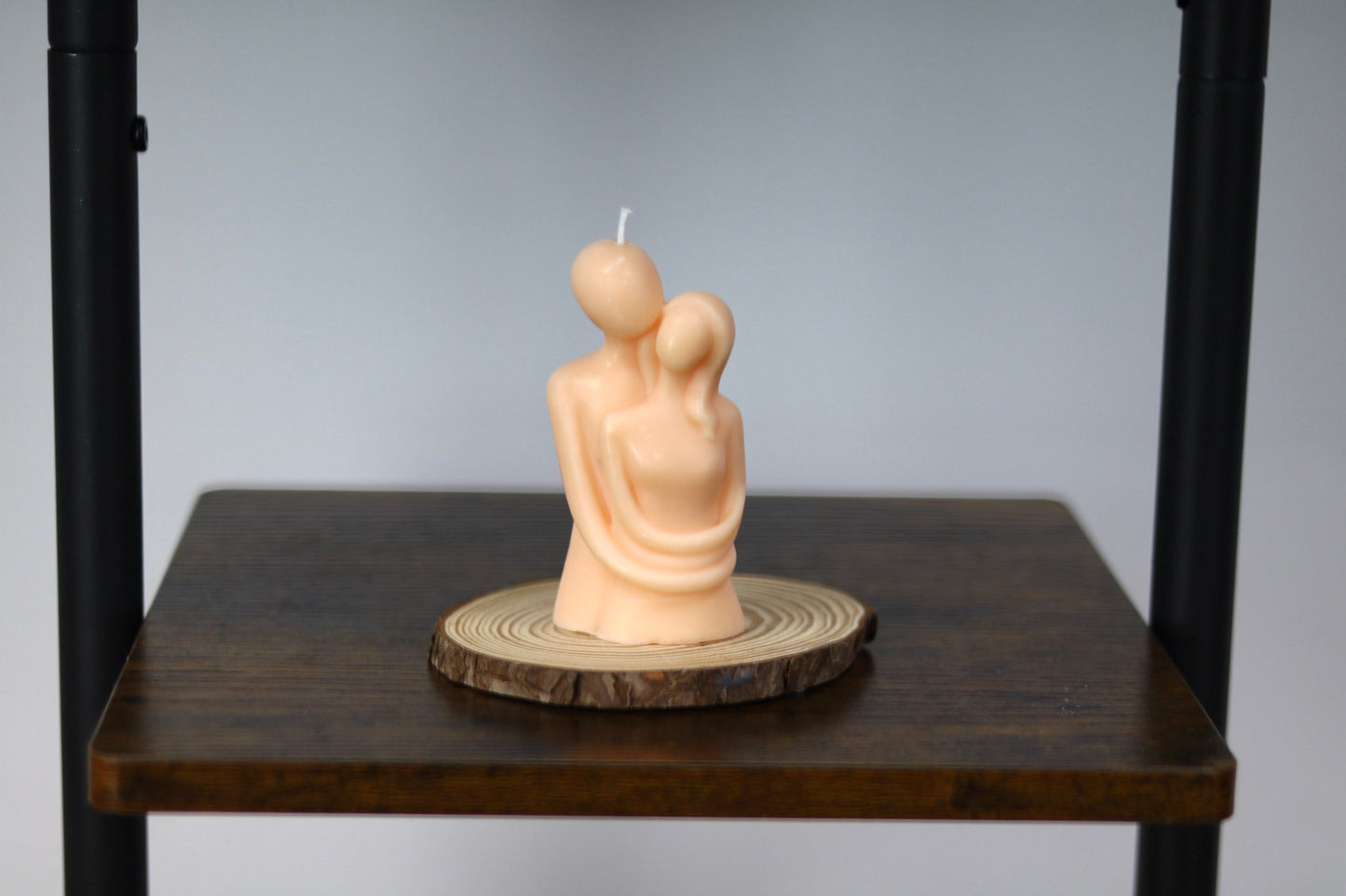 Couple Hugging Candle