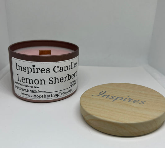 Inspires Big Tin Candle