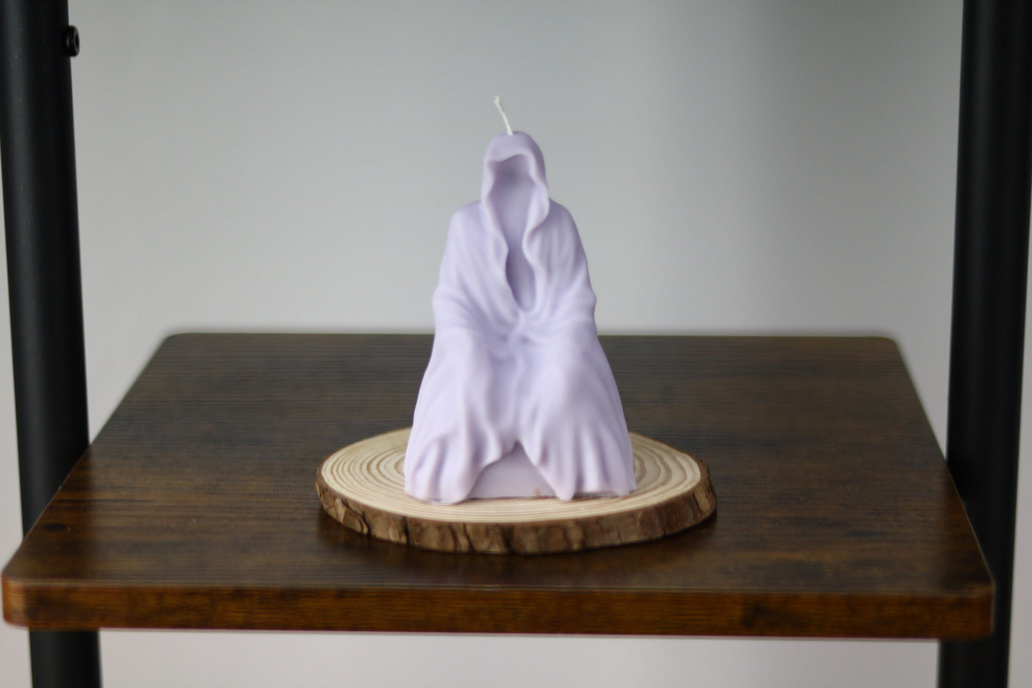 Ghost Hooded Clocked Man Candle