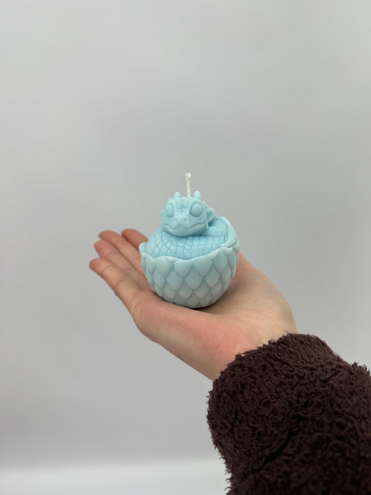 Dragon in a Shell Candle
