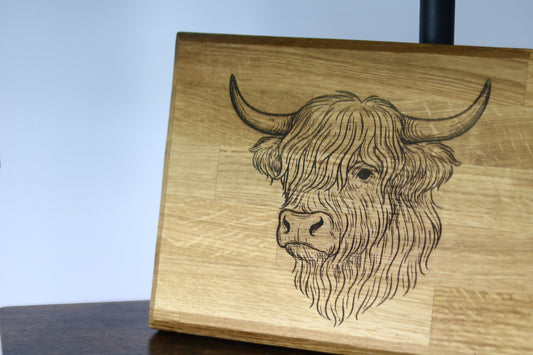 Highland Cow Chopping Board