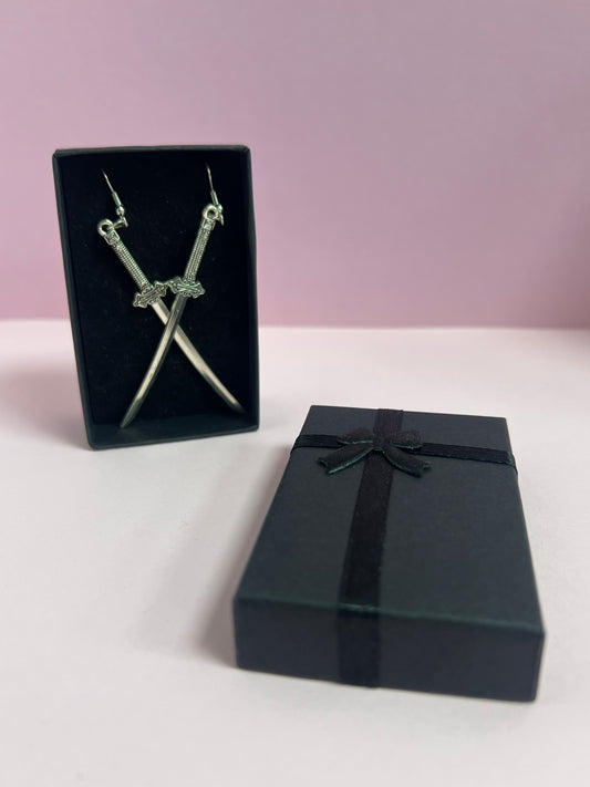 Samurai Sword Earrings