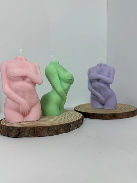 Woman's Body Candles