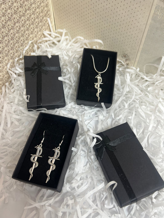 Snake In Sword Necklace #2