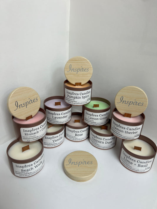 Inspires Small Tin Candle