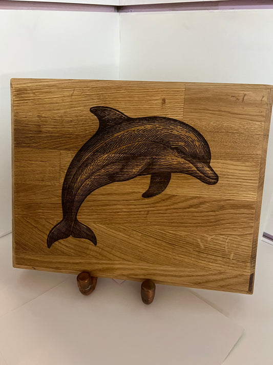 Oak Dolphin Chopping Board