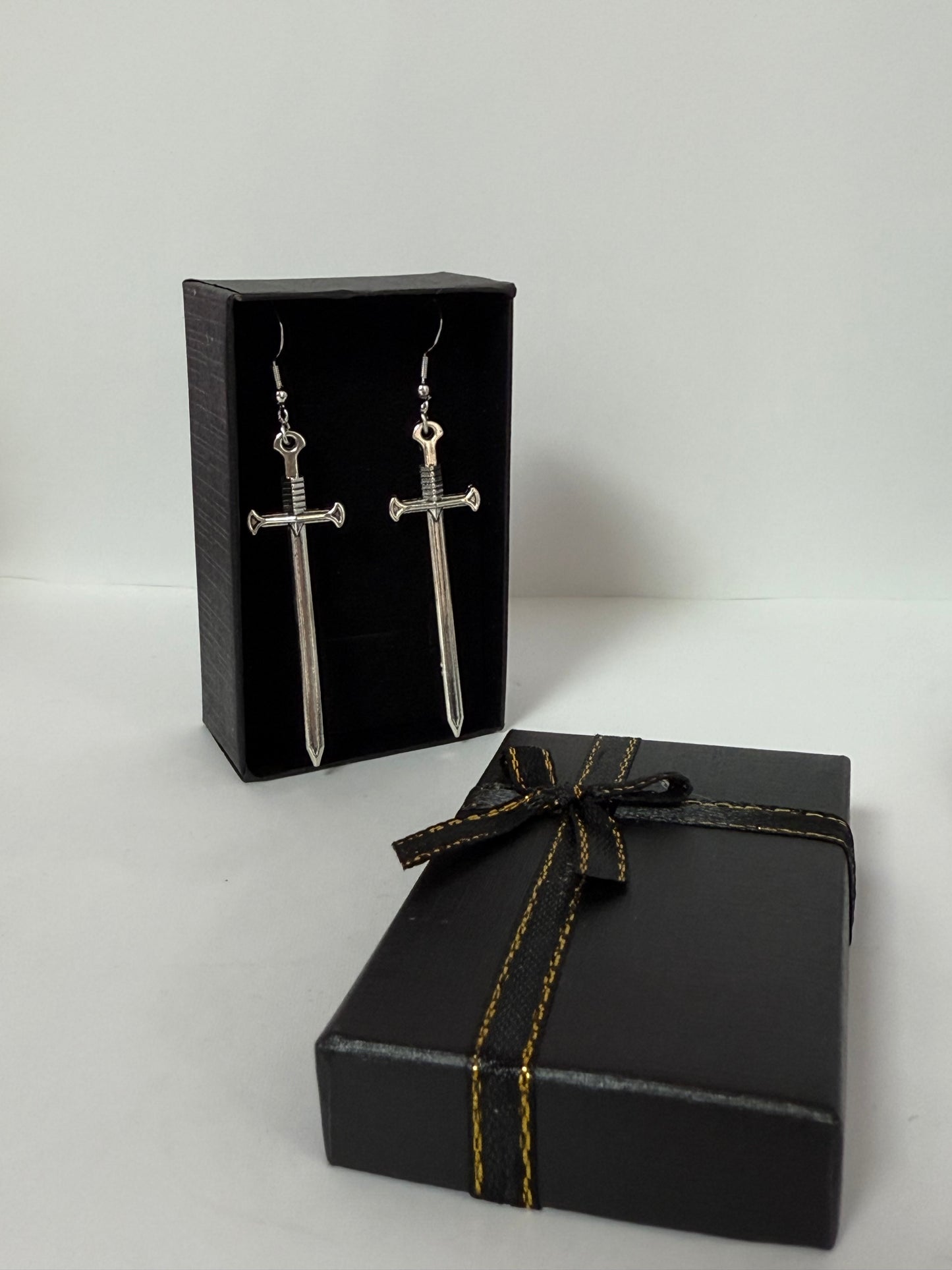 Sword Earrings And Necklace Set #1