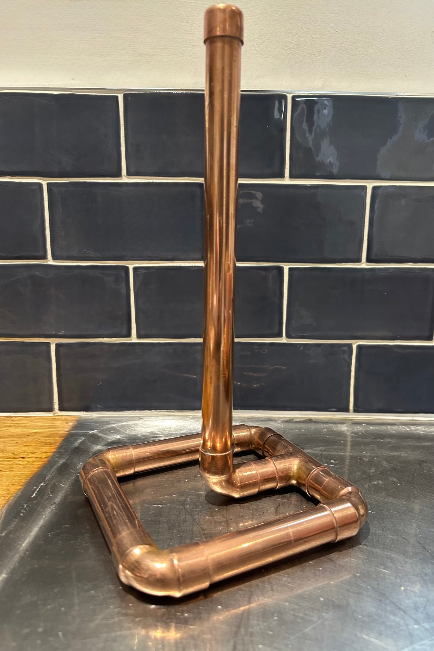 Copper Kitchen Roll Holder