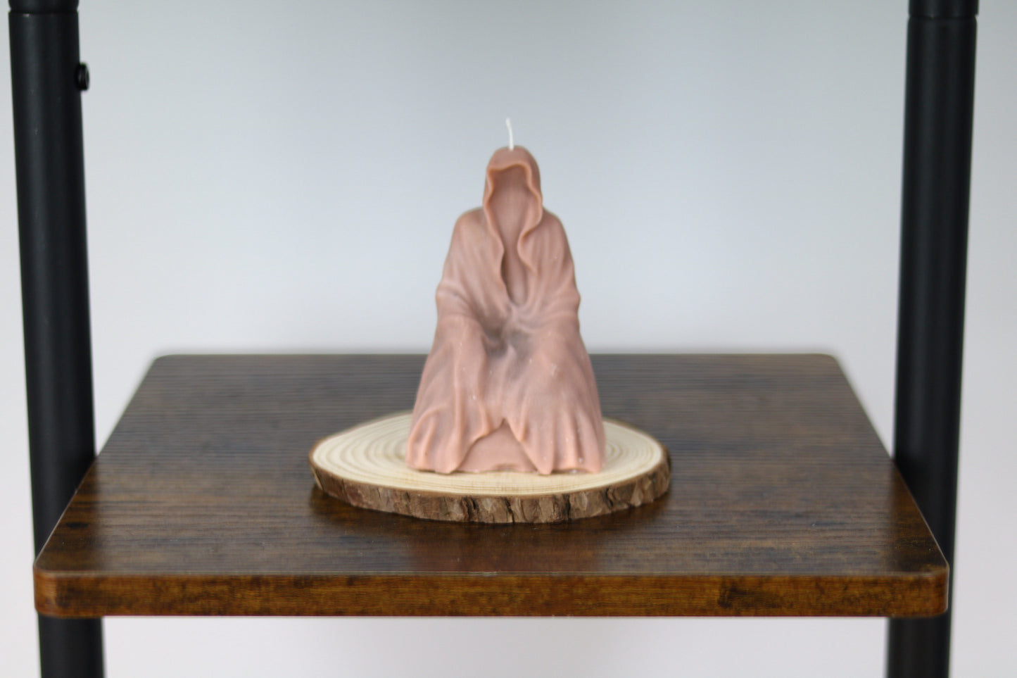 Ghost Hooded Clocked Man Candle