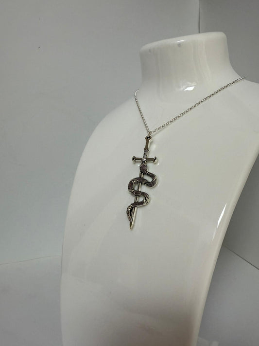 Snake In Sword Necklace #1